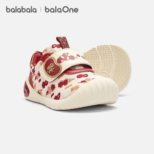 【balaOne】巴拉巴拉宝宝学步鞋新年红色鞋子春秋2025新款婴儿鞋 商品图1
