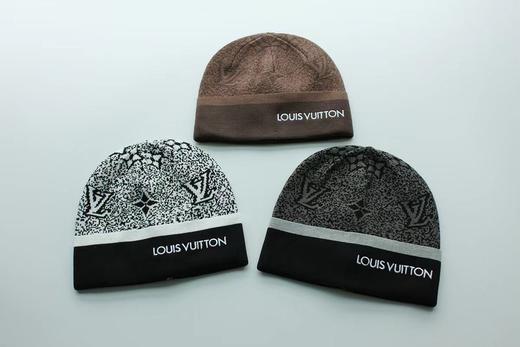 高品质外贸LV提花保暖毛线帽、冬季冷帽！ 商品图0