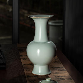 问鼎汝瓷/鼎峰系列/天青辛丑/精工款/花觚天球尊