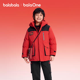 【balaOne】巴拉巴拉童装儿童羽绒服男女童2025新款春防护拜年服