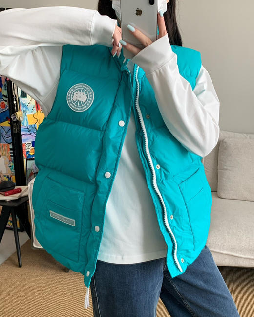 原价499特价大鹅羽绒马甲彩色 商品图1