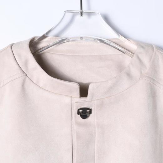 SDSA男士秋冬新款痞帅男装老钱风解构铆钉开衫立领夹克外套百搭 商品图2