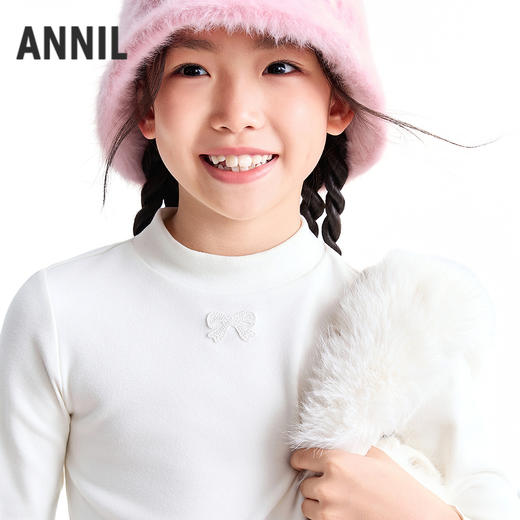 【实体店同款】女童中领针织衫冬季新款安奈儿童装AG541418 商品图1