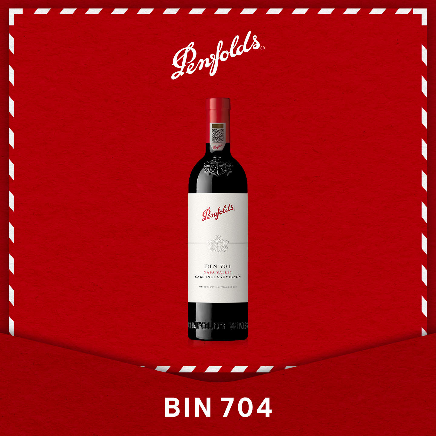 奔富BIN704赤霞珠红葡萄酒Penfolds Bin 704 Napa Valley Cabernet Sauvignon
