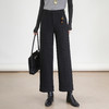MYX毛呢通勤九分裤垂坠感修身时尚直筒裤2025年冬款遮胯宽松阔腿裤女 商品缩略图2