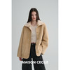 MAISON CECILE 两穿|羊毛厚实保暖正反两穿复古夹克外套 商品缩略图4