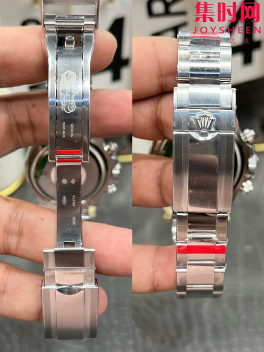 劳力士宇宙计型m126509 VS迪通拿4131配重版 VS迪通拿配重版 水泥灰钢带款 灰钢迪 新款包边迪通拿 丹东4131一体机 男士腕表 表径40mm 商品图7