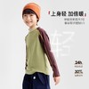 咕噜日记儿童半高领打底衫男童撞色绒衫2025秋冬女童保暖内搭上衣PDT2509 商品缩略图2