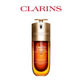 【特价】Clarins/娇韵诗（第九代）经典双萃精华75ML  香港直邮，融合水油双相科技，深入肌底抗老修护。质地轻盈易吸收，帮助改善肌肤暗沉与细纹，打造紧致弹润好肤质。