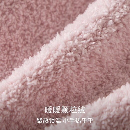 【婴童服配】嫚熙儿童手套男女童可触屏保暖半边绒翻盖秋冬小月龄宝宝 商品图1