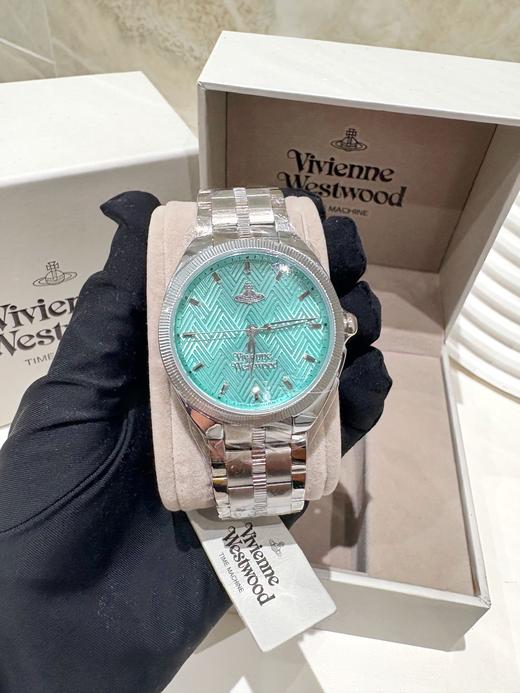 【香港仓】西太后手表蓝色银钢带37mm VV281TQSL 商品图1