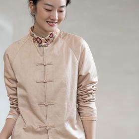 牧衣游原创 丝棉手工刺绣夹棉棉服 限量福利款 锦绣不支持会员折
