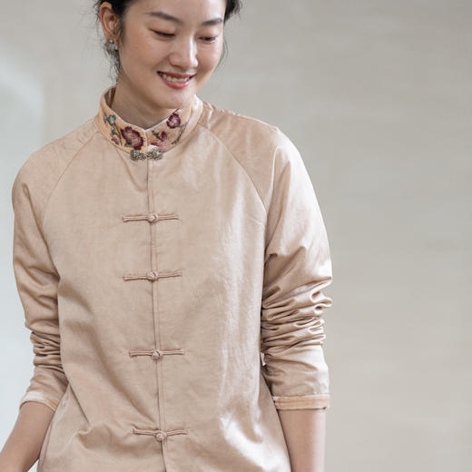 牧衣游原创 丝棉手工刺绣夹棉棉服 限量福利款 锦绣不支持会员折 商品图0