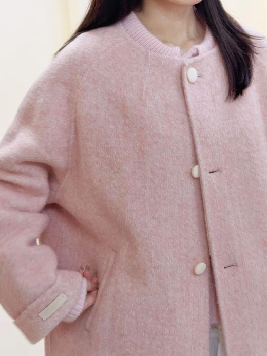 【白梨甜酒】2025后背蝴蝶结设计款圈圈毛甜美百搭小个子羊毛大衣！ 商品图3