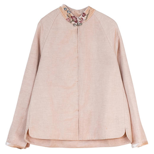 牧衣游原创丝棉手工刺绣夹棉棉服女 限量福利款 锦屏不支持会员折 商品图4