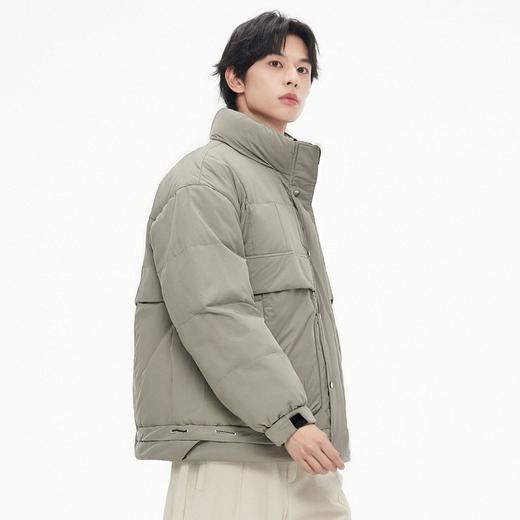 gxg.jeans男装 卡其色简约休闲短款羽绒服外套男 25年冬热卖 商品图1