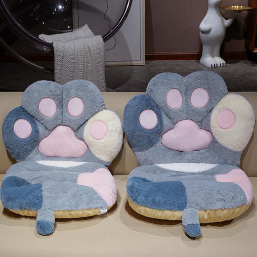 自然醒萌萌猫爪连体坐垫QYL 商品图9