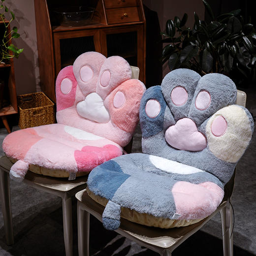 自然醒萌萌猫爪连体坐垫QYL 商品图7