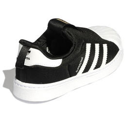 阿迪达斯（adidas）童鞋春秋款男女小童经典三叶草一脚蹬贝壳头运动鞋GX3231