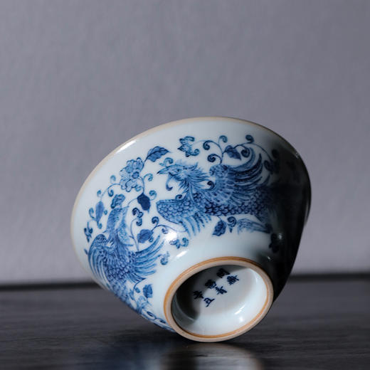 问鼎留青/月白/淳和杯（鸾凤穿花） 商品图2