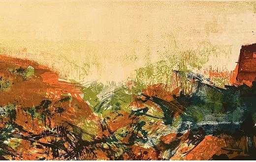 独角鹿西洋古董 1976年巴塞罗那Ediciones Polígrafa出版赵无极亲签「无题：第278号｜诗画之礼赞」彩色石版画 商品图2