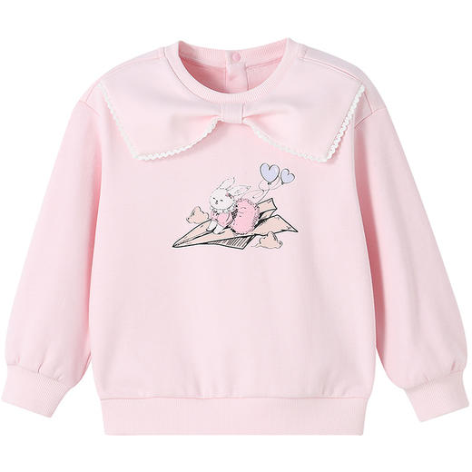 【实体店同款】女童圆领长袖卫衣冬季新款安奈儿童装XG541039 商品图7