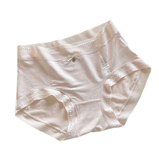 【一盒三色！巨好穿！】莫代尔玻尿酸润肤裤 内裤女提臀无痕聚乳酸底裆养护裤  中腰女士三角裤 商品图4