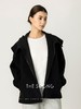 THESOONG|"松弛暗调"羊毛桑蚕丝秋冬加厚连帽卫衣外套女HBWT7548 商品缩略图2