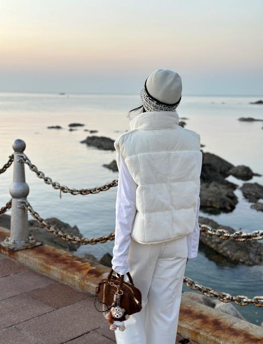 蒙口 小奶糕羊羔毛羽绒马甲（MT） 商品图1