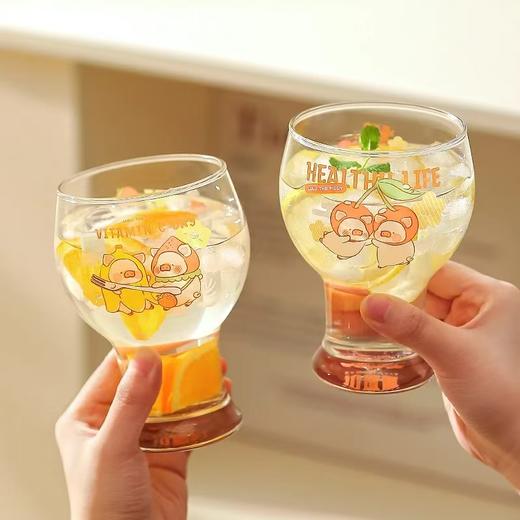 4楼Eubelle欧蓓 川岛屋&lulu猪联名 可爱啤酒玻璃杯450ml 高颜值果汁杯/饮料杯 活动价：28.8元 商品图3