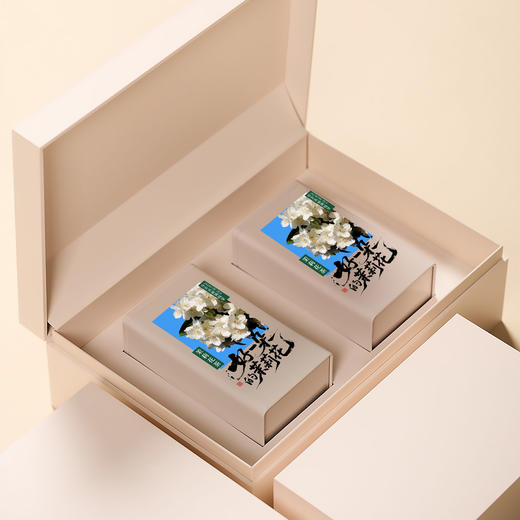 集盒【220—032方罐 茉莉花茶 白色】42元一套/一箱12套 商品图1
