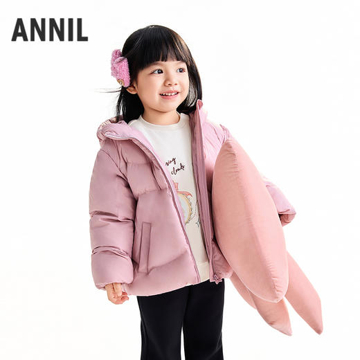 【实体店同款】女童短款羽绒服冬季新款安奈儿童装XG545046 商品图1