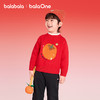 【balaOne】巴拉巴拉童装儿童毛衫亲子装2025新款春秋装提花内搭 商品缩略图1