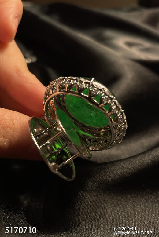 高冰种帝王绿平安扣吊坠【5170710】具体价格微信咨询 商品图7