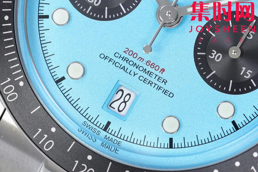 新品 帝舵ZF碧湾计时系列 蒂芙尼蓝 男士腕表 丹东7750机 经典元素与现代创新的精妙平衡，是真正意义上的"帝舵毕业款" 商品图4