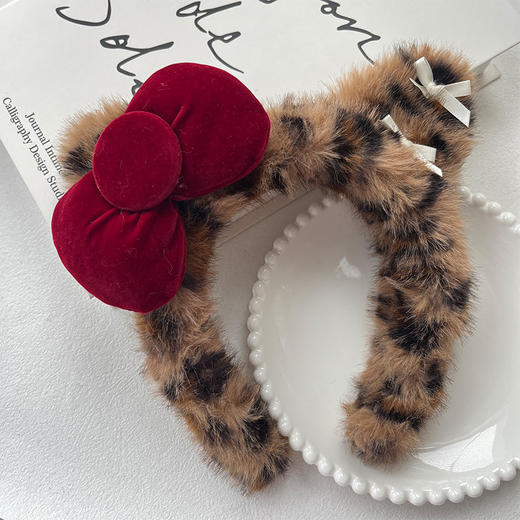 豹纹猫耳发箍发饰-纪念日百货门店同款165797994 商品图1