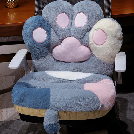 自然醒萌萌猫爪连体坐垫QYL 商品图10