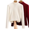 「自j」全新升级【铂金会员109/天猫149/差价40】(12042)洛诗琳半高领双面德绒打底衫2025秋冬高级感加绒保暖上衣女 商品缩略图4