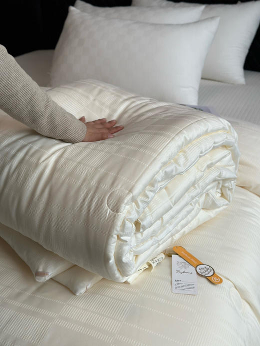 抑菌透气温暖！ 福利款30%大豆被春秋被冬被 品牌公司全棉提花面料 蓬松柔软 呵护健康睡眠 商品图6