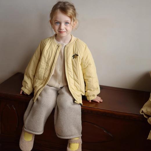 儿童棉服加厚外套加绒棉上衣男女童洋气刺绣棒球服宝宝冬装潮 商品图1