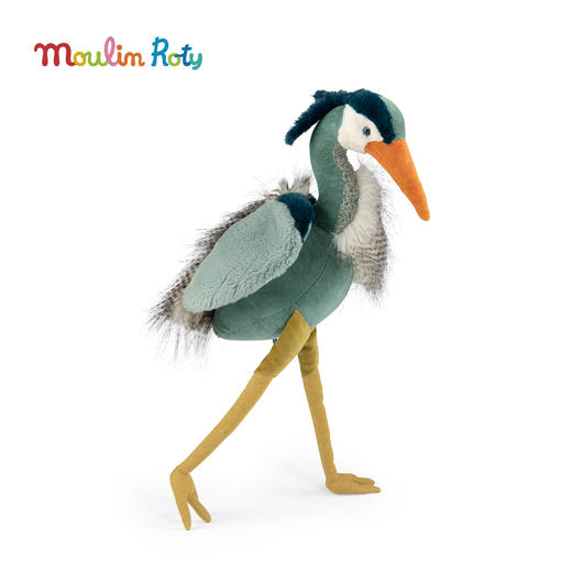Moulin Roty 寰宇动物-飞行篇 玩偶合集（小鸡/蜂鸟/蓝足鲣鸟/鹈鹕/海鹦鹉/赤红鹭鸟/母鸡） 商品图2