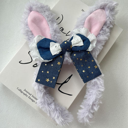 兔耳蝴蝶结发箍纪念日百货门店同款-164550578 商品图2