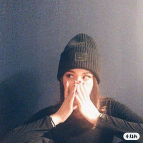 acne笑脸羊毛毛线帽20361