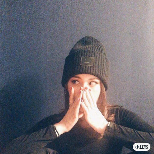 acne笑脸羊毛毛线帽20361 商品图0