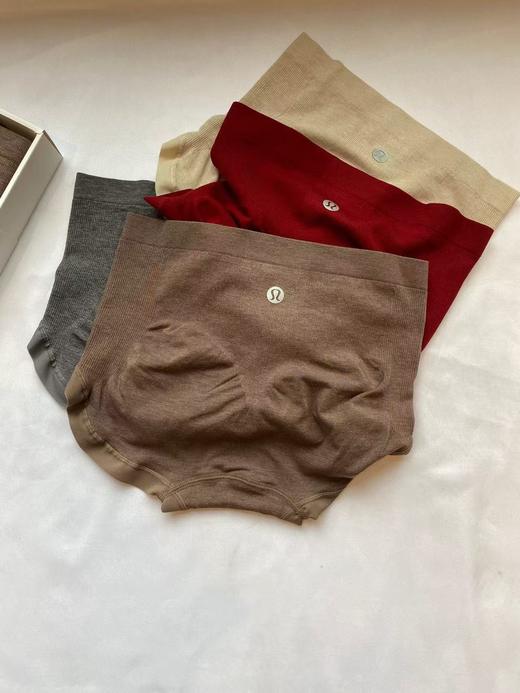 lulu秋冬内裤来了 高腰收腹提臀内裤 /一盒4条装  商品图4