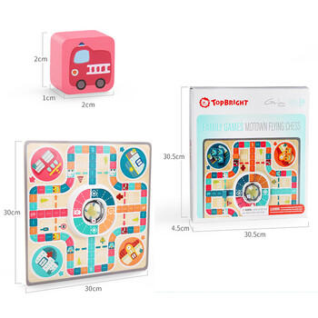 特宝儿（topbright）汽车之城飞行棋开学礼物儿童男女孩亲子棋桌游益智玩具生日礼盒 商品图5