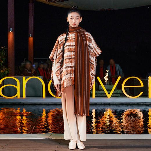 羊绒吊染宽腿裤 白色阔腿裤  SJF97K275N SJF97K275A 商品图2