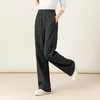 「高货xg」全新升级【铂金会员165/天猫219/差价54】(13056)洛诗琳新款加绒直筒裤2025冬季休闲窄版高腰垂感休闲裤女 商品缩略图1