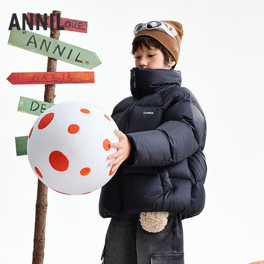 【实体店同款】男女童短款羽绒服冬季新款安奈儿童装AM545447 商品图1