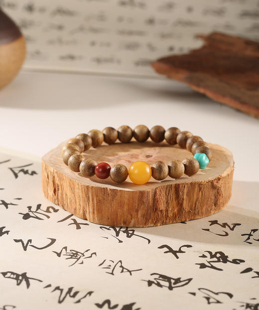 【入门款·招财纳福单圈沉香手串】‘四大名香之首’ 惠东原产“沉香母树之乡” “木中黄金”绿棋楠 一物一证、深圳国检、扫码验真 （直供价：599元） 商品图0